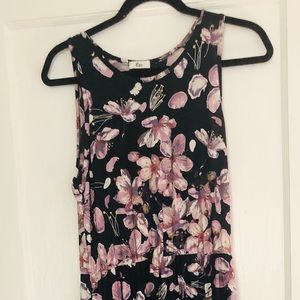 NWOT navy maxi dress with pockets!